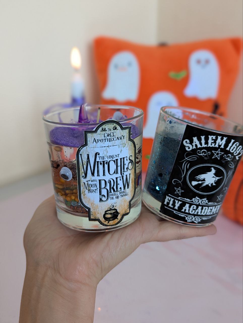 Свічки гелеві на Хеллоуїн