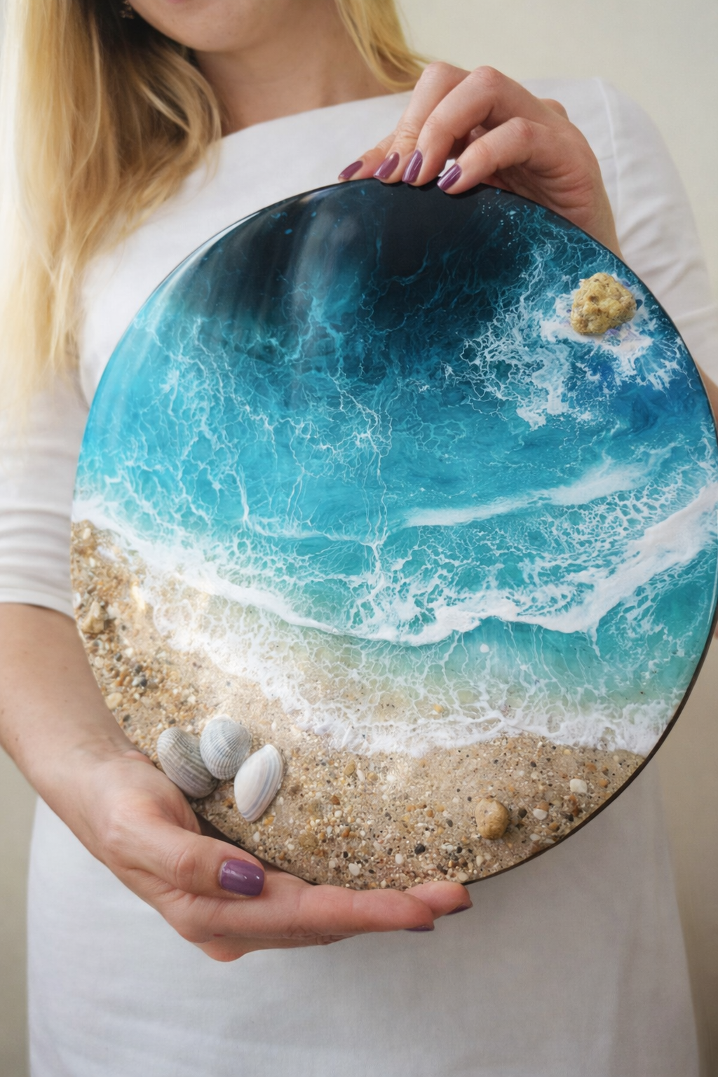 Картина з епоксидної смоли на майстер-класі від Творчої мозаїки