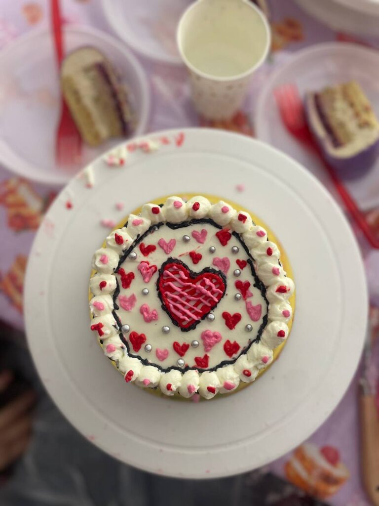 Бенто тортик сердечко на майстер-класі від твочрої мозаїки