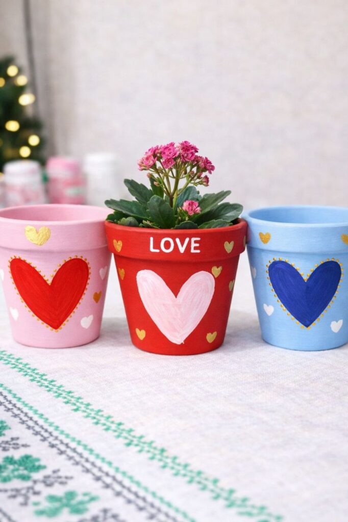 Розпис горщика та висадка квітів