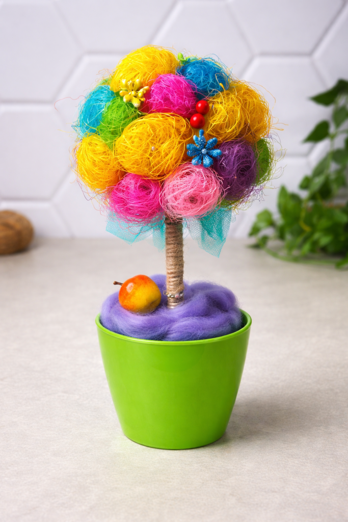 Дерево топіарій на майстер-класі від Мозаїки