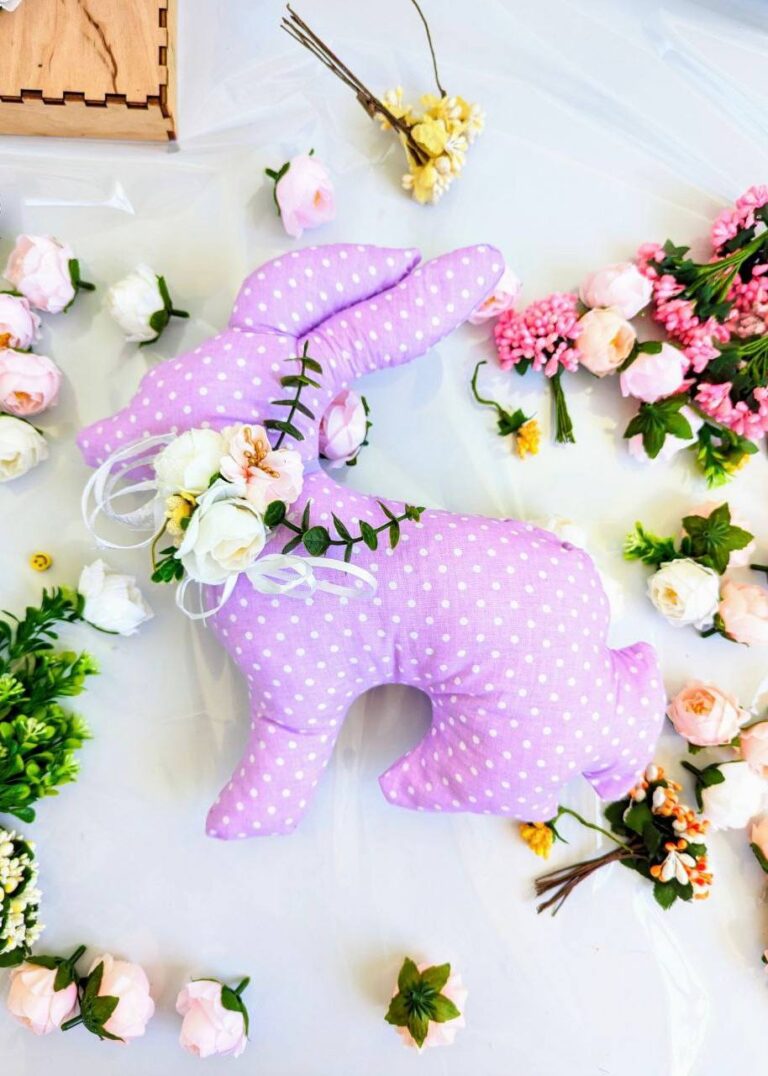 дитячий майстер-клас в школу, майстер-клас для першого класу, майстер-клас до великодня, текстильний зайчик