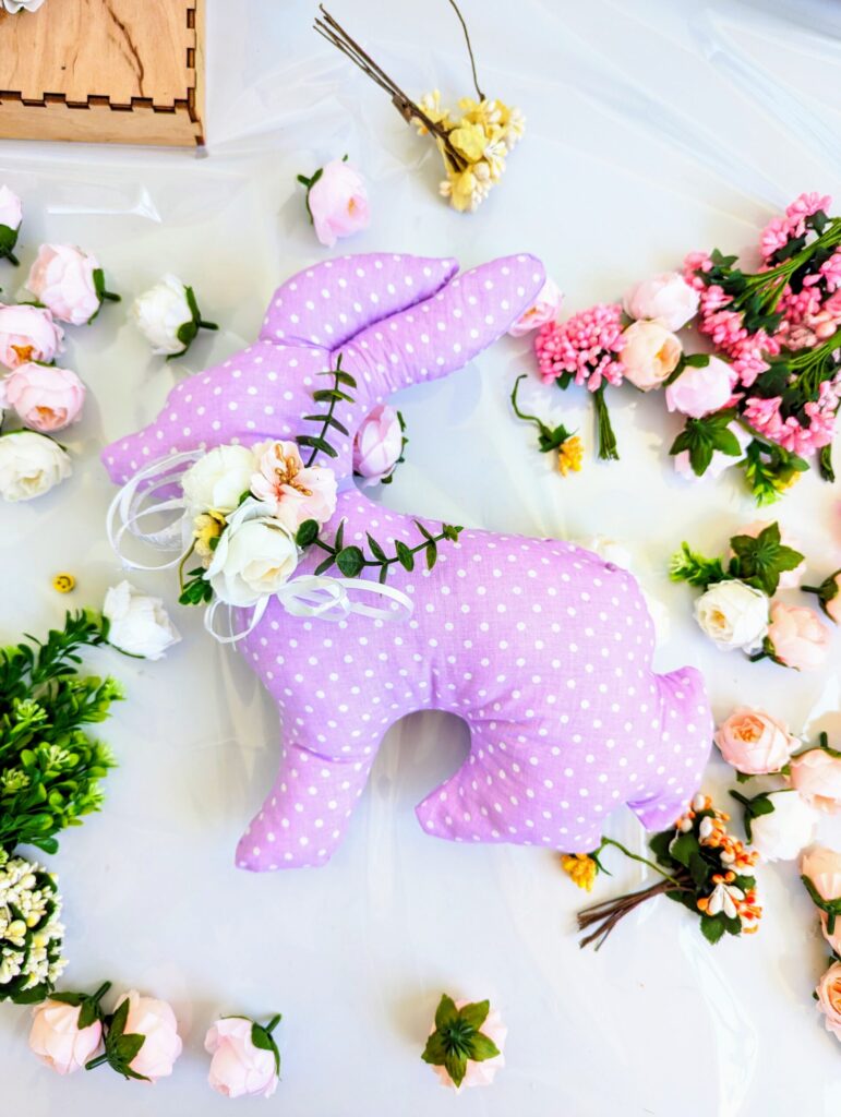 дитячий майстер-клас в школу, майстер-клас для першого класу, майстер-клас до великодня, текстильний зайчик